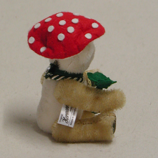 Glcksbringer Glckspilz 14 cm Teddybr von Hermann-Coburg