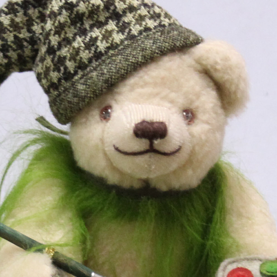 Kleiner Herbstwichtel 19 cm Teddybr von Hermann-Coburg