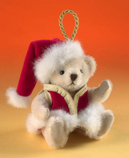 Santa 11 cm Teddybr von Hermann-Coburg