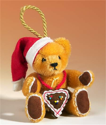 Gingerbread Santa 11 cm Teddybr von Hermann-Coburg