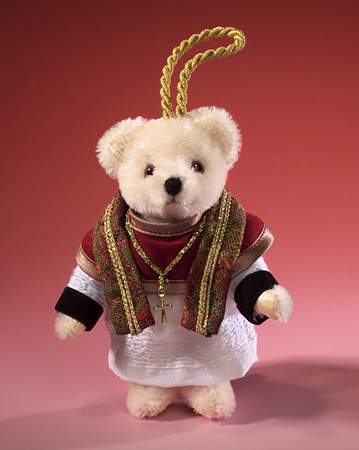 Papst Benedikt XVI 11 cm Teddybr von Hermann-Coburg