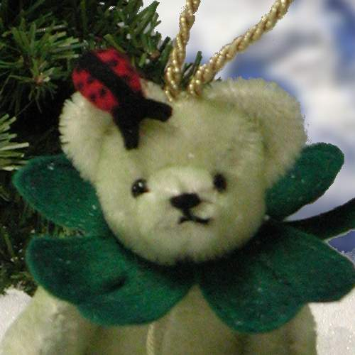 Gl�cksklee 11 cm Teddyb�r von Hermann-Coburg