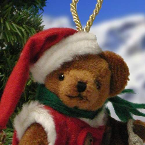 Jingle Santa 11 cm Teddybr von Hermann-Coburg