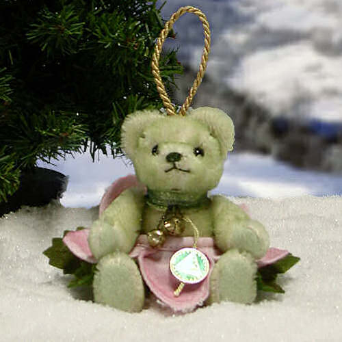 Kleine Christrose 11 cm Teddyb�r von Hermann-Coburg