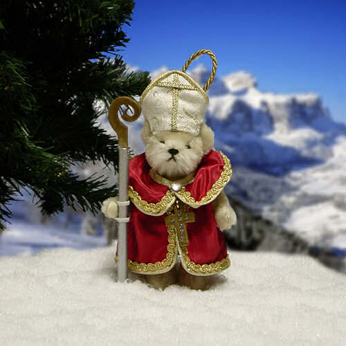 Heiliger Sankt Nikolaus 11 cm Teddybr von Hermann-Coburg