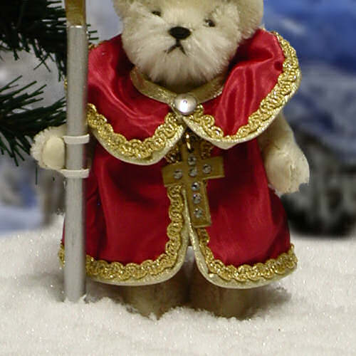 Heiliger Sankt Nikolaus 11 cm Teddybr von Hermann-Coburg