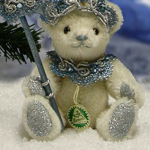 Kleiner Schneekristall 11 cm Teddybr von Hermann-Coburg