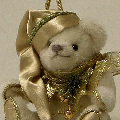 White Christmas 11 cm Teddybr von Hermann-Coburg