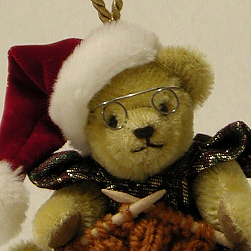 Mrs. Santa 11 cm Teddybr von Hermann-Coburg