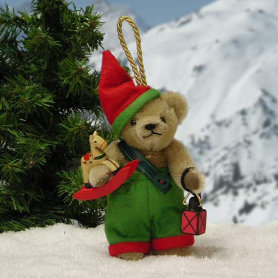 Weihnachtswichtl 11 cm Teddybr von Hermann-Coburg