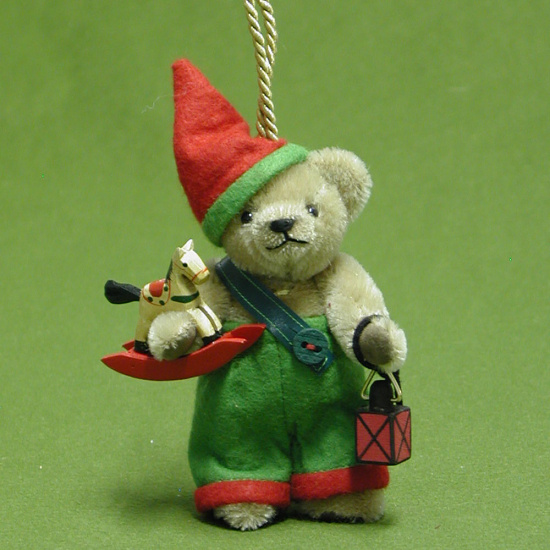 Weihnachtswichtl 11 cm Teddybr von Hermann-Coburg