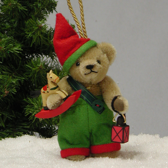 Weihnachtswichtl 11 cm Teddybr von Hermann-Coburg