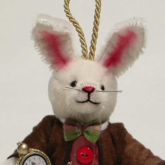 White Rabbit 11 cm Teddybr von Hermann-Coburg