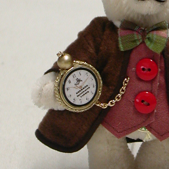 White Rabbit 11 cm Teddybr von Hermann-Coburg