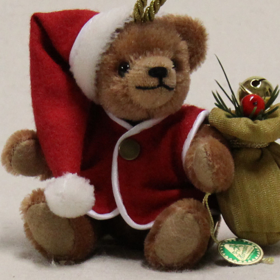 Weihnachts-Santa 13 cm Teddybr von Hermann-Coburg