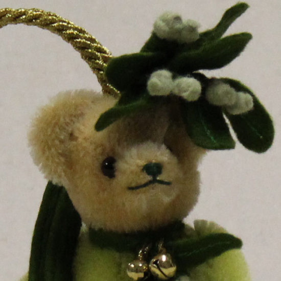 Kleiner Mistelzweig 13 cm Teddybr von Hermann-Coburg