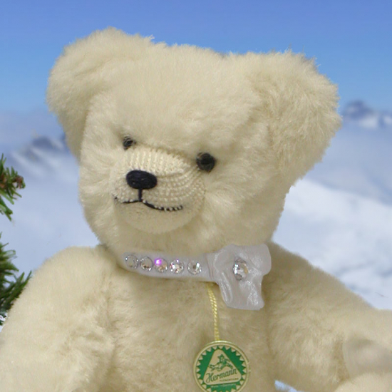 Kleiner Schneekristrall 22 cm Teddybr von Hermann-Coburg