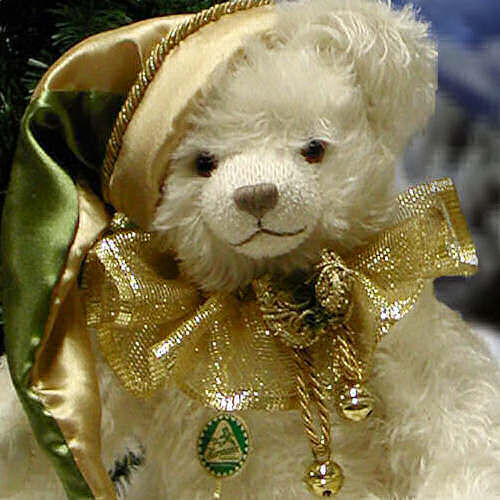 White Christmas 37 cm Teddybr von Hermann-Coburg