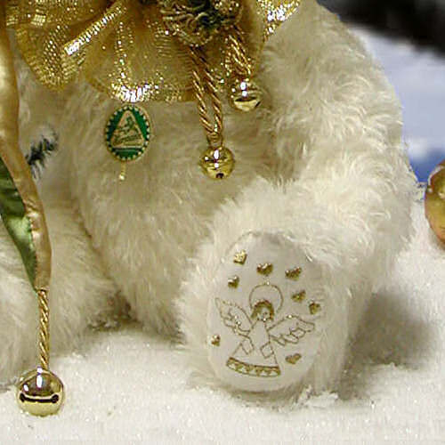 White Christmas 37 cm Teddybr von Hermann-Coburg