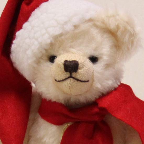 Ein Weihnachtsbr zum Knutschen 31 cm Teddybr von Hermann-Coburg