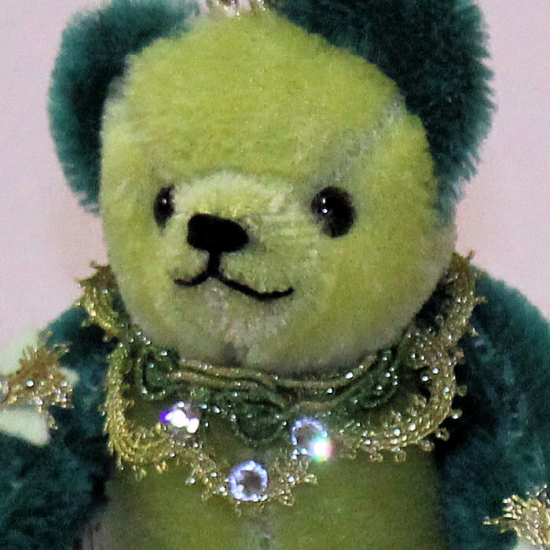 Der Glanz der Weihnacht 13 cm Teddybr von Hermann-Coburg