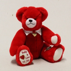 Teddy in Love 32 cm Teddybr von Hermann-Coburg