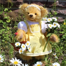 Blumen-Mdel Franzi 32 cm Teddybr von Hermann-Coburg