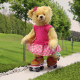 Rollschuh Lilly mit ihren Roller Skates 32 cm Teddyb�r von Hermann-Coburg