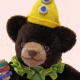 Der Clownbr ? eine Reminiszenz an die 1920er Jahre 19 cm Teddybr von Hermann-Coburg