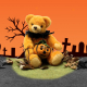 Kleiner Halloween Teddy 2024 Teddy Bear goes Halloween 29 cm Teddybr von Hermann-Coburg