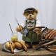 Der Bratwurst Brater 37 cm Teddybr von Hermann-Coburg