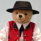 Schwarzwaldjunge Black Forest Boy 38 cm Teddybr von Hermann-Coburg