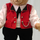 Schwarzwaldjunge Black Forest Boy 38 cm Teddybr von Hermann-Coburg