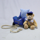 Sonntags-Ausflug auf 4 Rdern mit Klein-Benno 18 cm Teddybr von Hermann-Coburg