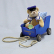 Sonntags-Ausflug auf 4 Rdern mit Klein-Benno 18 cm Teddybr von Hermann-Coburg