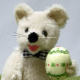 Eine kleine Ostermaus 19 cm Teddybr von Hermann-Coburg