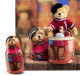 HERMANN Matryoshka Bear 27 cm Teddybr von Hermann-Coburg