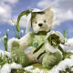 Schneeglckchen - Snowdrop 35 cm Teddybr von Hermann-Coburg
