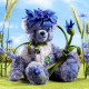 Cornflower - Kornblume 35 cm Teddybr von Hermann-Coburg