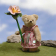 Kleines Blumenmdchen mit Heckenrschen 23 cm Teddybr von Hermann-Coburg