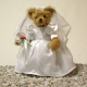 Hochzeitsbr - Braut 35 cm Teddybr von Hermann-Coburg