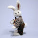 White Rabbit 30 cm Teddybr von Hermann-Coburg