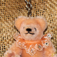 Miniatur-Mohair-Teddy Piccolo - Taschenanhnger 2019 11 cm Teddybr von Hermann-Coburg