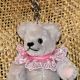 Miniatur-Mohair-Teddy Piccolo - Taschenanhnger 2019 11 cm Teddybr von Hermann-Coburg