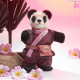 Miniatur Steh-Panda 14 cm Teddybr von Hermann-Coburg