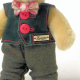Miniatur Steh-Br Bavarian Boy 14 cm Teddybr von Hermann-Coburg