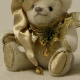 White Christmas 11 cm Teddybr von Hermann-Coburg