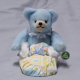 Sleeping in a Shoe - Baby Boy 22 cm Teddybr von Hermann-Coburg