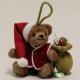 Weihnachts-Santa 13 cm Teddyb�r von Hermann-Coburg
