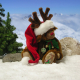 Santas Reindeer to Smooch 33 cm Teddybr von Hermann-Coburg